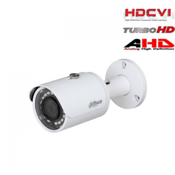 HD-CVI, TVI, AHD, CVBS kamera cilindriinė 2MP su IR iki 30m. 1/2.7