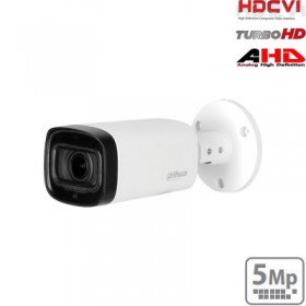 HD-CVI cilindrinė kamera 5MP su LXIR pašvietimu iki 60m., 2.7-12mm 98°~34°, IP67, su mikrofonu