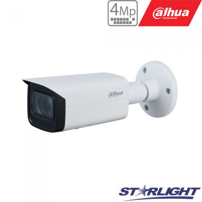 IP kamera HFW2431T-ZS-S2. 4MP STARLIGHT 20fps. LXIR iki 80m. 2.7~13.5mm. PoE, IP67, H.265.