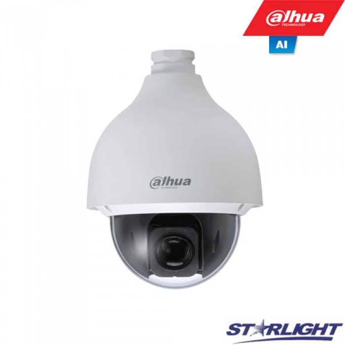 IP valdoma stebėjimo kamera SD50232XA-HNR. AI, 2MP STARLIGHT. 32x., SMD Plus, H.265, Auto-tracking.