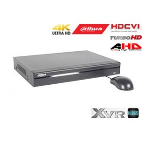 Pentabrid 4K įrašymo įrenginys 16kam. HDCVI/AHD/TVI/CVBS/IP, HDCVI 4K 7fps, 4MP 15fps(non-realtime)